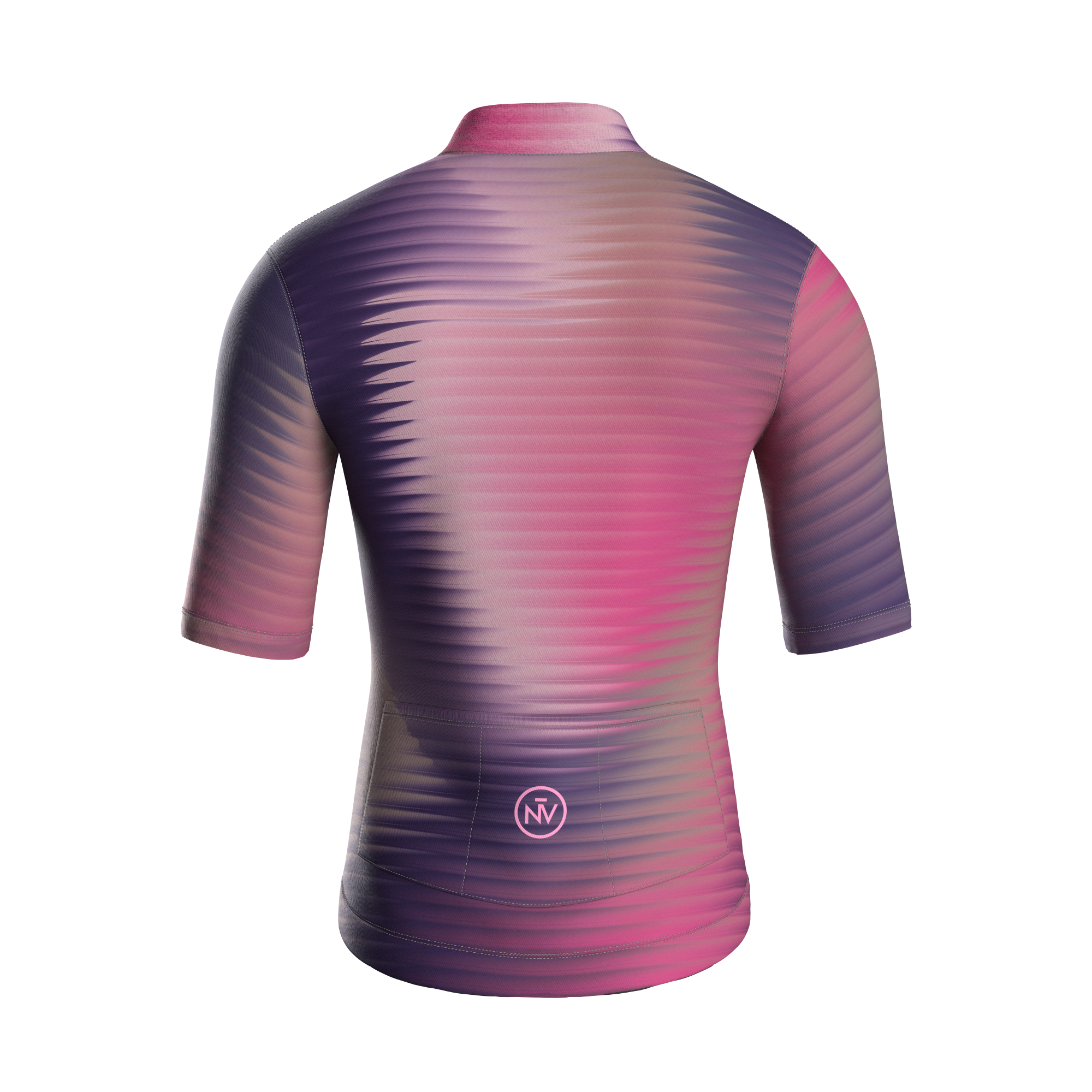 Purple Fractal Aero Cycling Jersey - Purple Fractal Jersey
