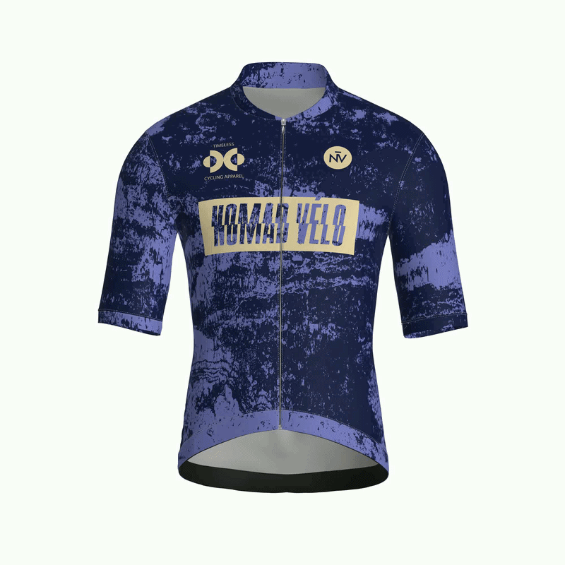 Brutal Navy Short Sleeve Jersey | Nomad Vélo