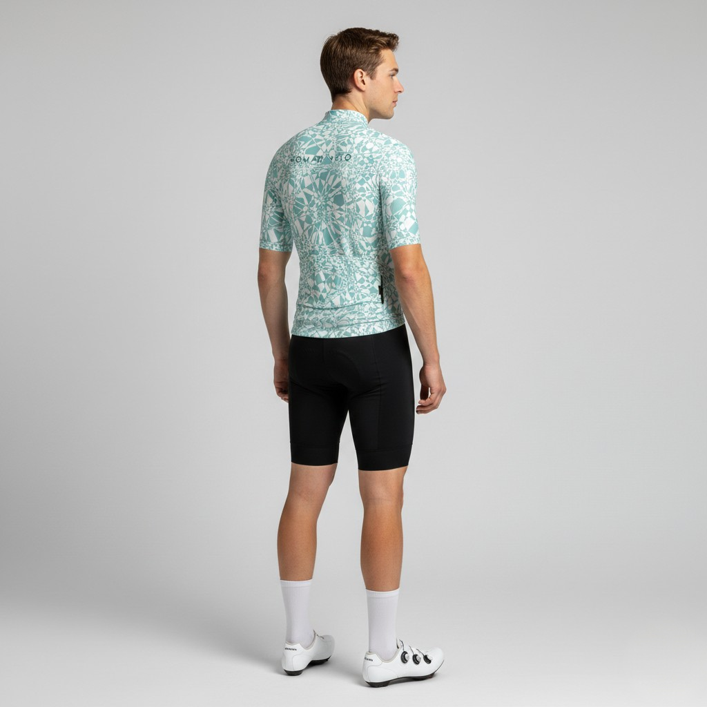 Light Blue Sublime Aero Cycling Jersey - Light Blue Sublime Jersey