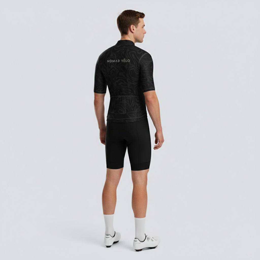 Black Oasis Aero Cycling Jersey - Black Oasis Jersey