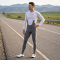 Grey Cycling Bib Tights