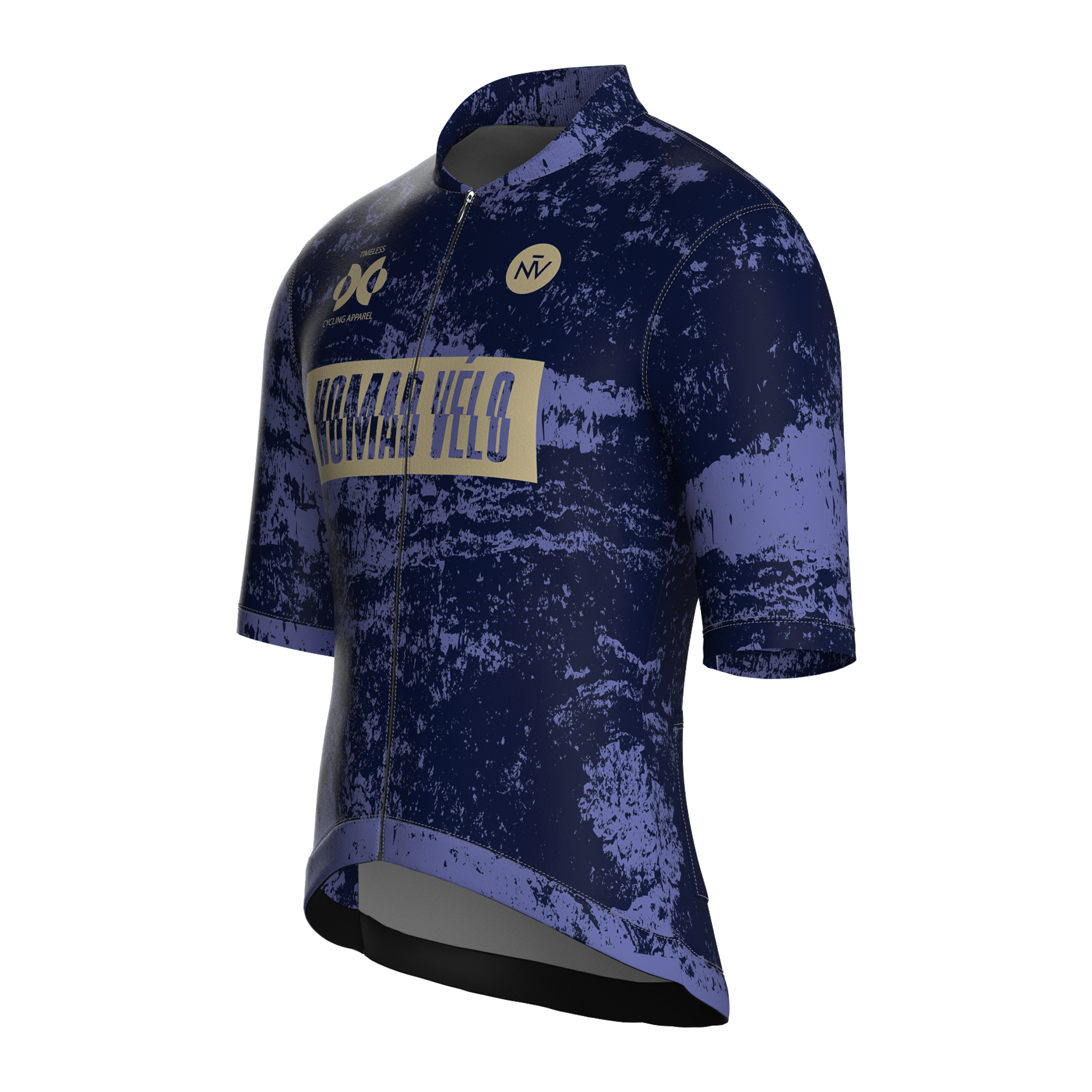 Brutal Navy Short Sleeve Jersey | Nomad Vélo