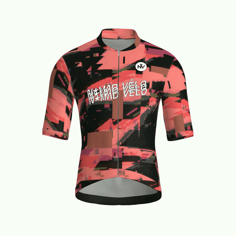 Speed Red Short Sleeve Jersey | Nomad Vélo