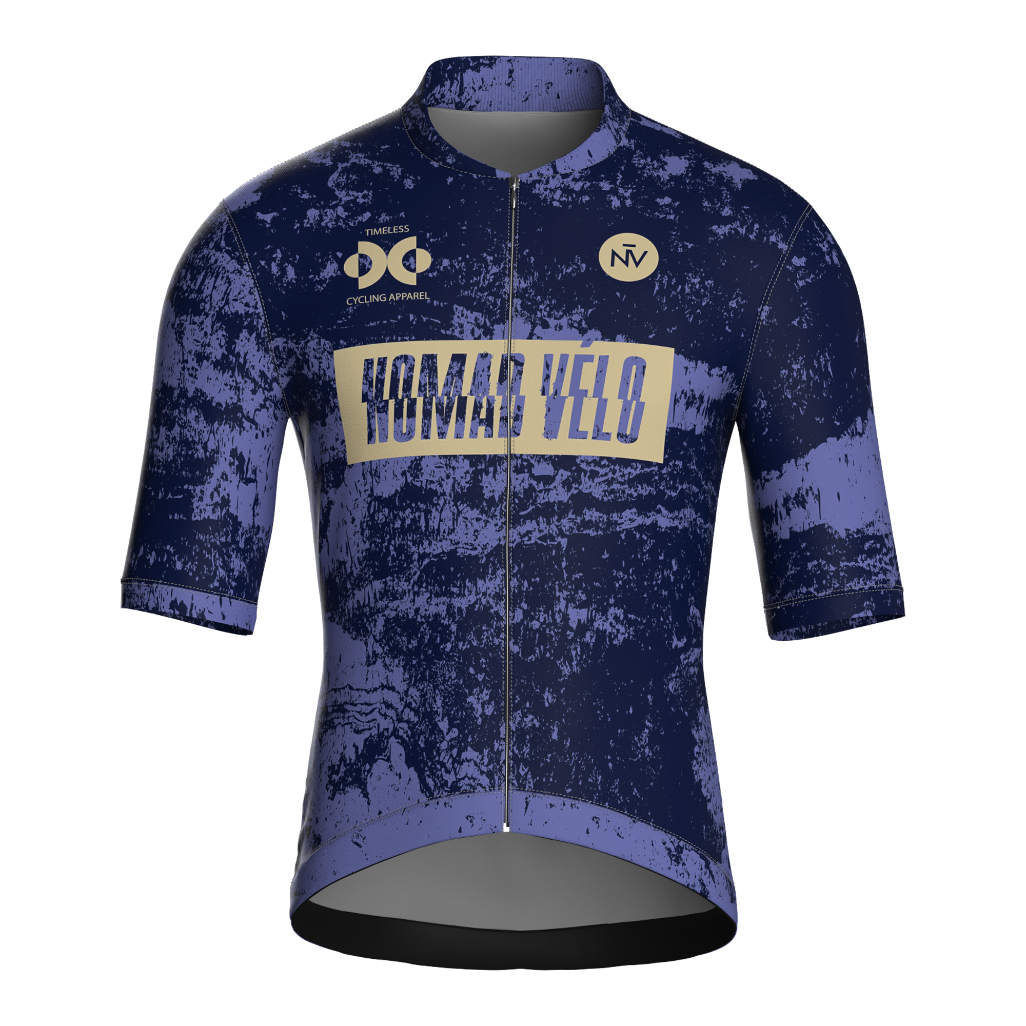 Brutal Navy Short Sleeve Jersey | Nomad Vélo