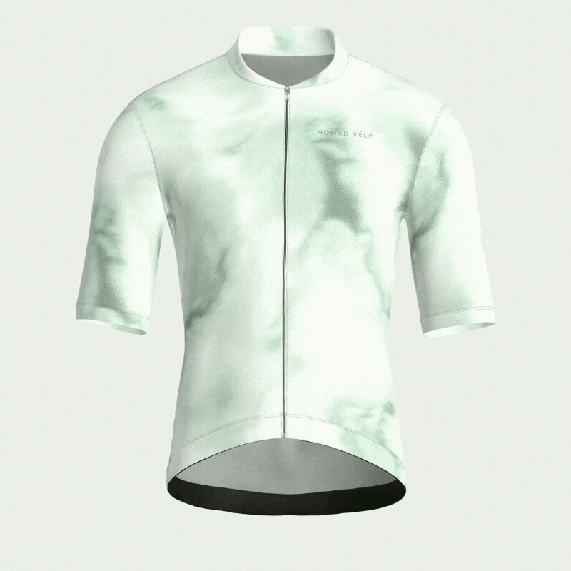 Aura Sage Jersey – Cycling Short Sleeve Race Fit