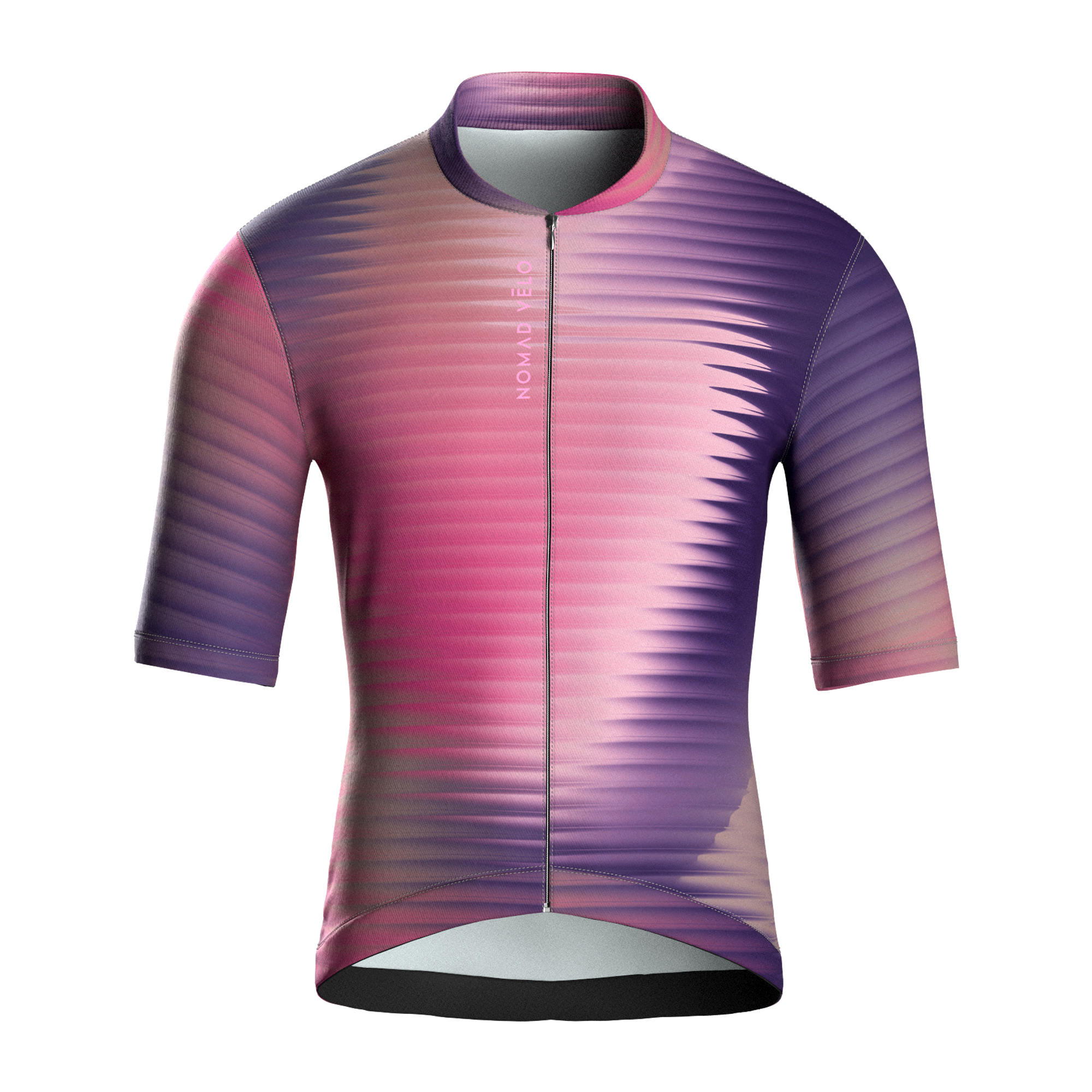 Purple Fractal Aero Cycling Jersey - Purple Fractal Jersey