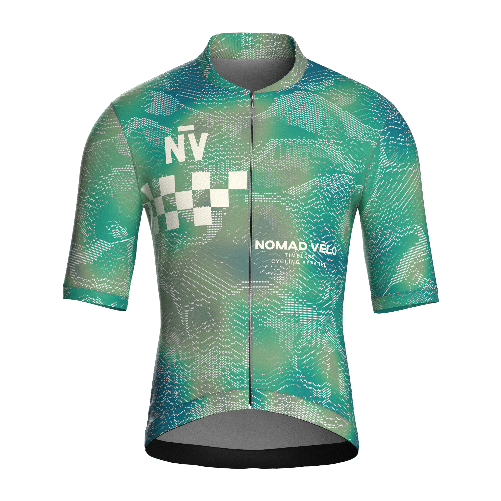 Race Green Short Sleeve Jersey | Nomad Vélo