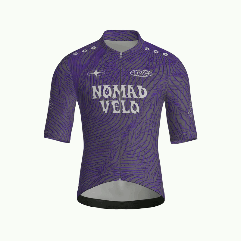Coco Purple Short Sleeve Jersey | Nomad Vélo