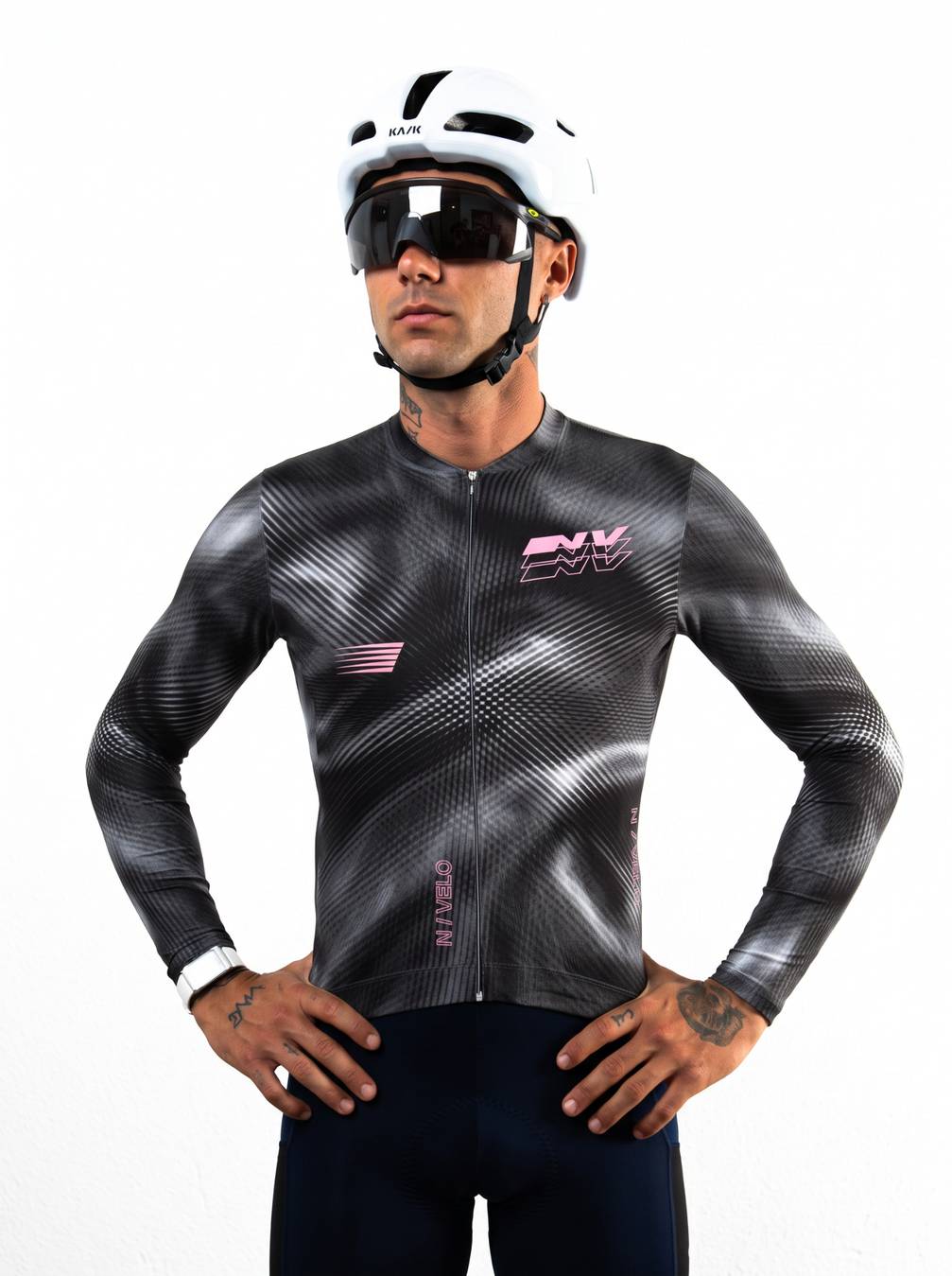 Mirage Onyx Jersey – Cycling Long Sleeve Race Fit