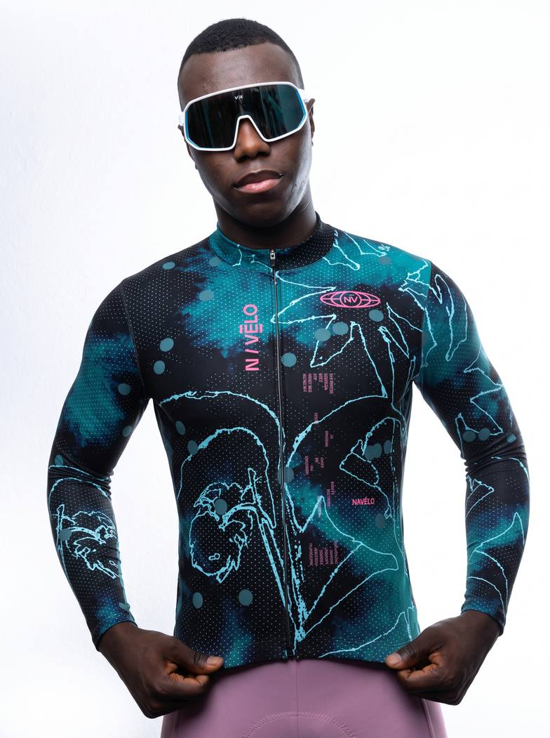 Bloom Viridian Jersey – Cycling Long Sleeve Race Fit