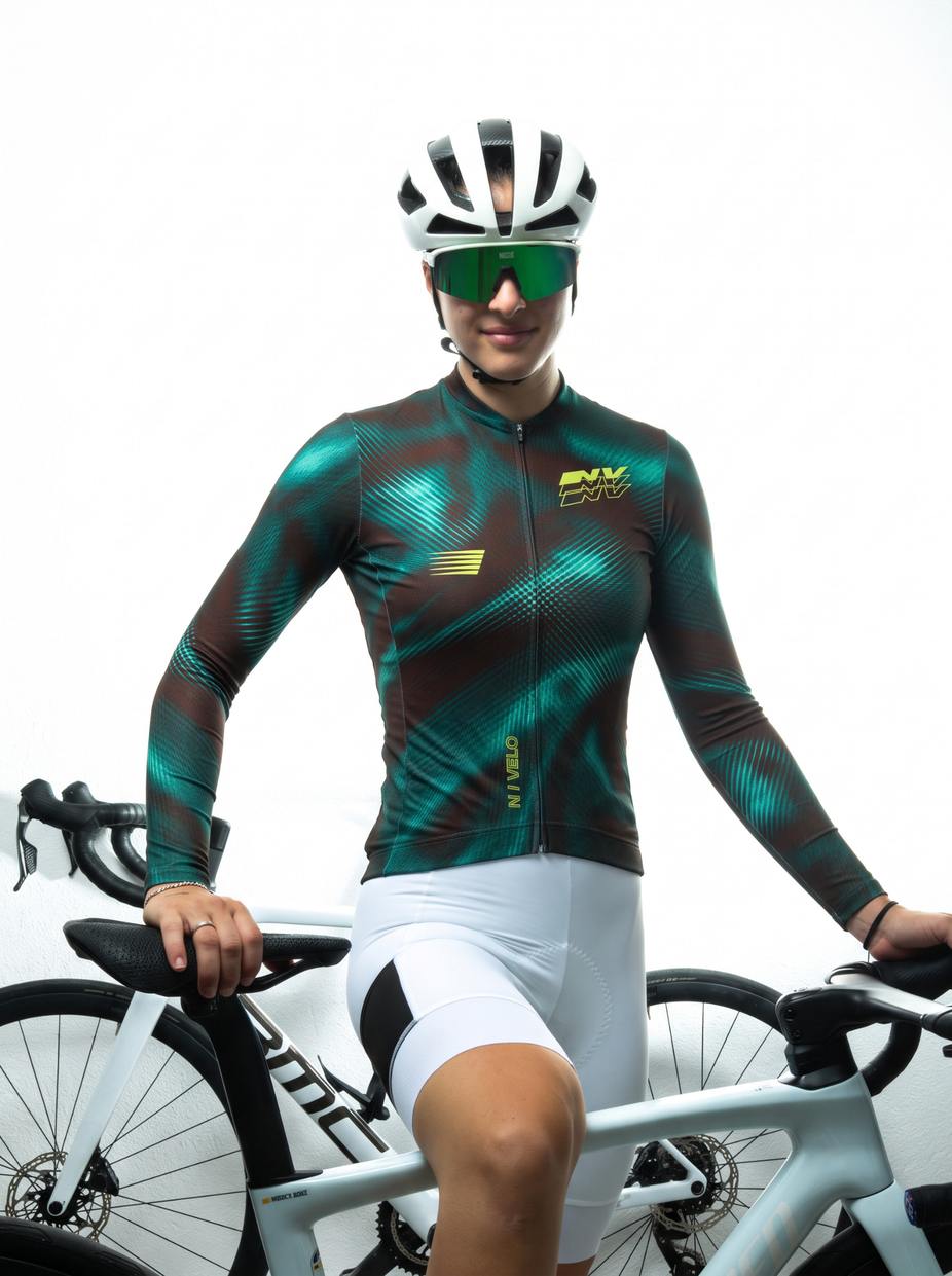 Mirage Jade Jersey – Cycling Long Sleeve Race Fit
