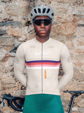 Meridian Bone Jersey – Cycling Long Sleeve Race Fit