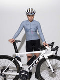 Haze Denim Jersey – Cycling Long Sleeve Race Fit