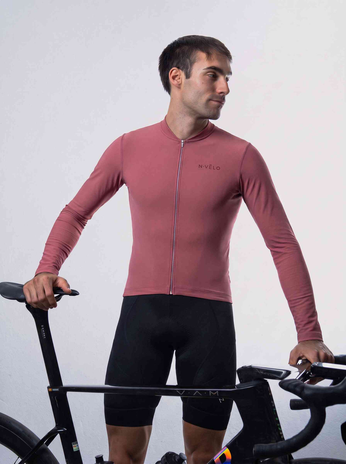 Pure Rosewood Jersey – Cycling Long Sleeve Race Fit