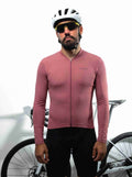 Pure Rosewood Jersey – Cycling Long Sleeve Race Fit