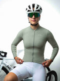 Pure Sage Jersey – Cycling Long Sleeve Race Fit