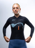 Haze Ink Jersey – Cycling Long Sleeve Race Fit