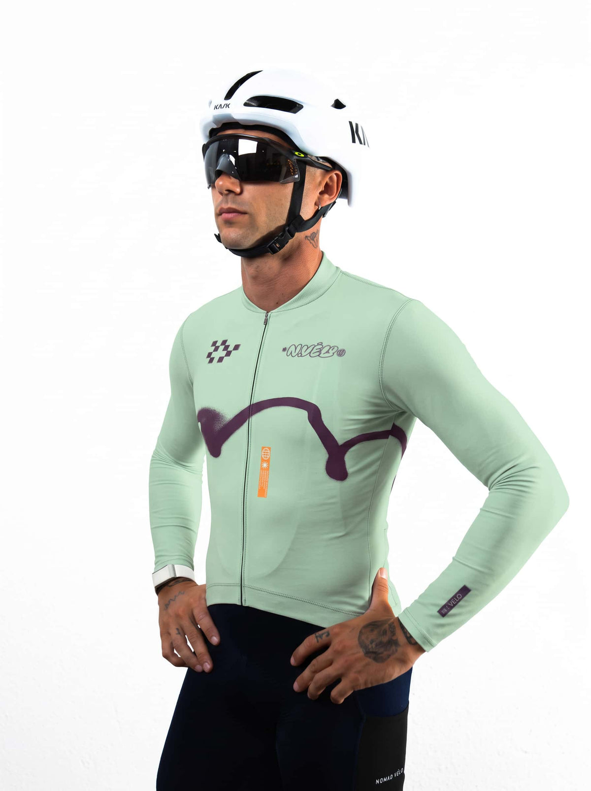 Haze Menthol Jersey – Cycling Long Sleeve Race Fit