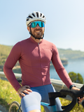Pure Rosewood Jersey – Cycling Long Sleeve Race Fit