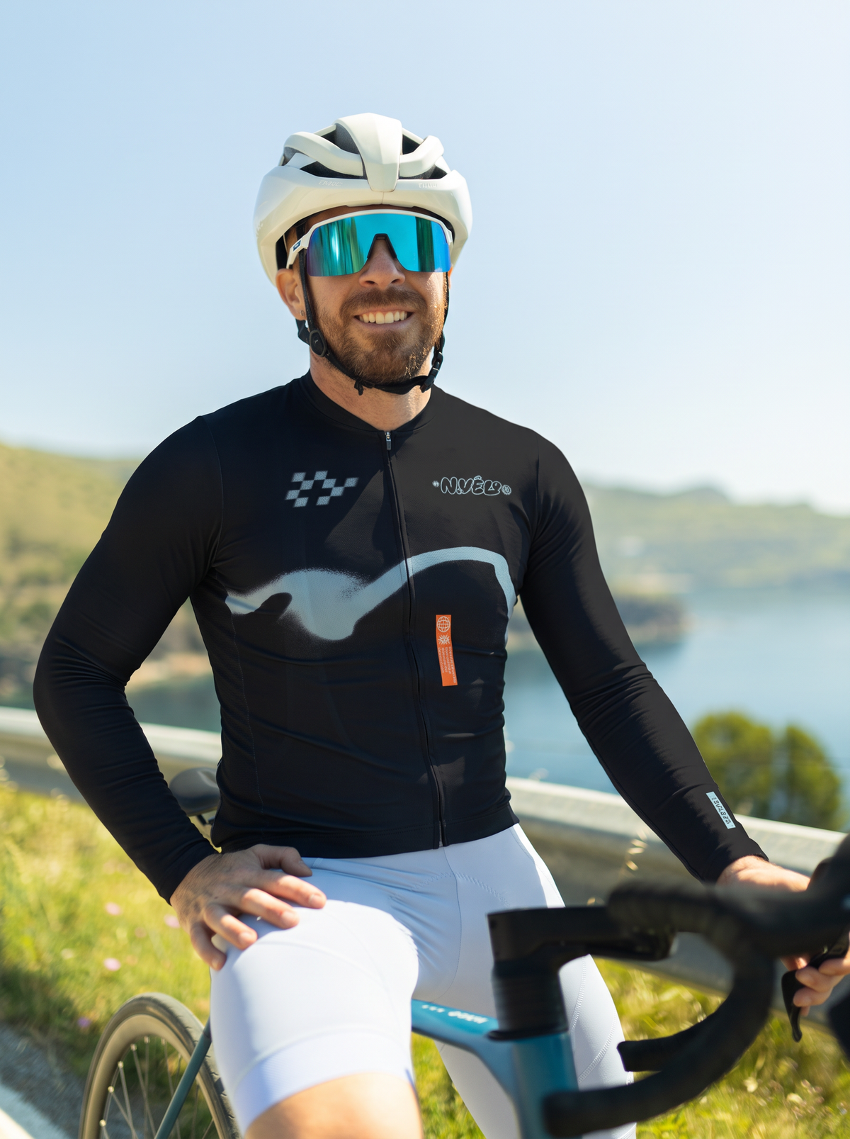 Haze Ink Jersey – Cycling Long Sleeve Race Fit