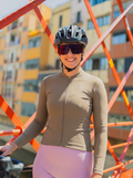 Pure Khaki Jersey – Cycling Long Sleeve Race Fit