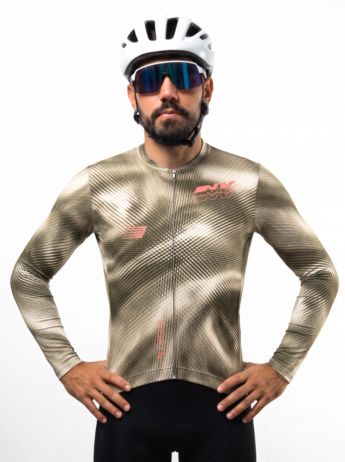 Mirage Brass Jersey – Cycling Long Sleeve Race Fit