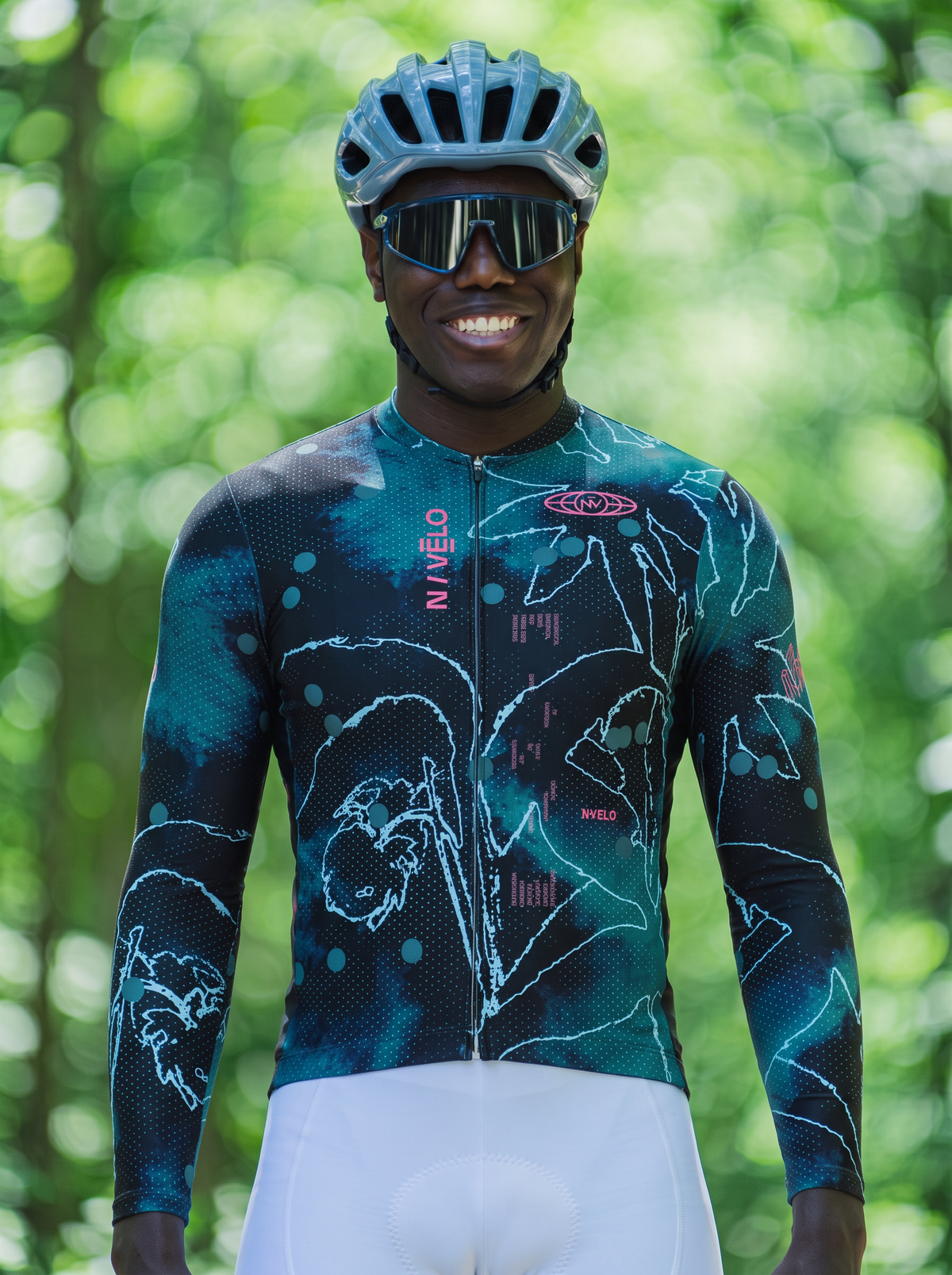 Bloom Viridian Jersey – Cycling Long Sleeve Race Fit