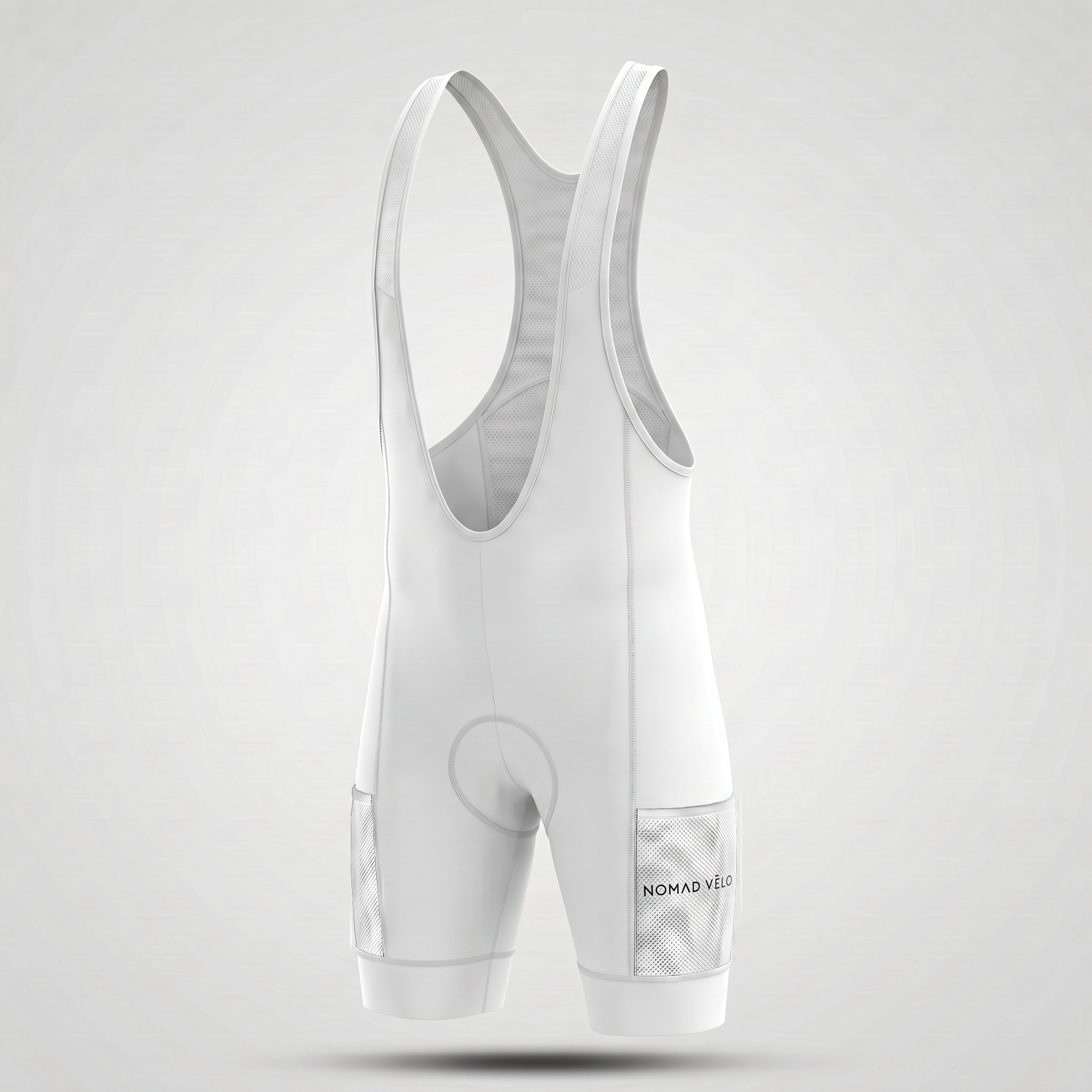 White Cycling Shorts with White Cargo Pockets & Fit – Cargo Shorts White